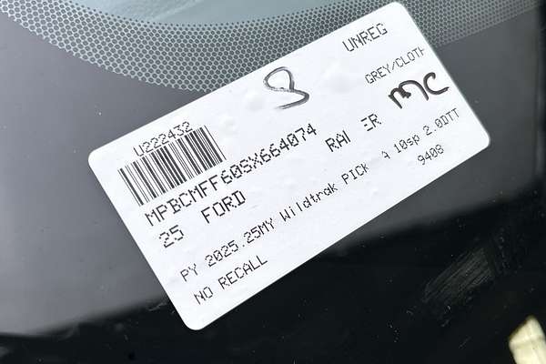 2025 Ford Ranger Wildtrak 4X4 2.0L thumb-23