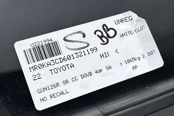 2022 Toyota Hilux SR GUN126R 4X4 thumb-22