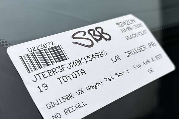 2019 Toyota Landcruiser Prado VX GDJ150R thumb-23