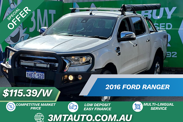 2016 Ford Ranger XLT PX MkII 4X4 3.2L