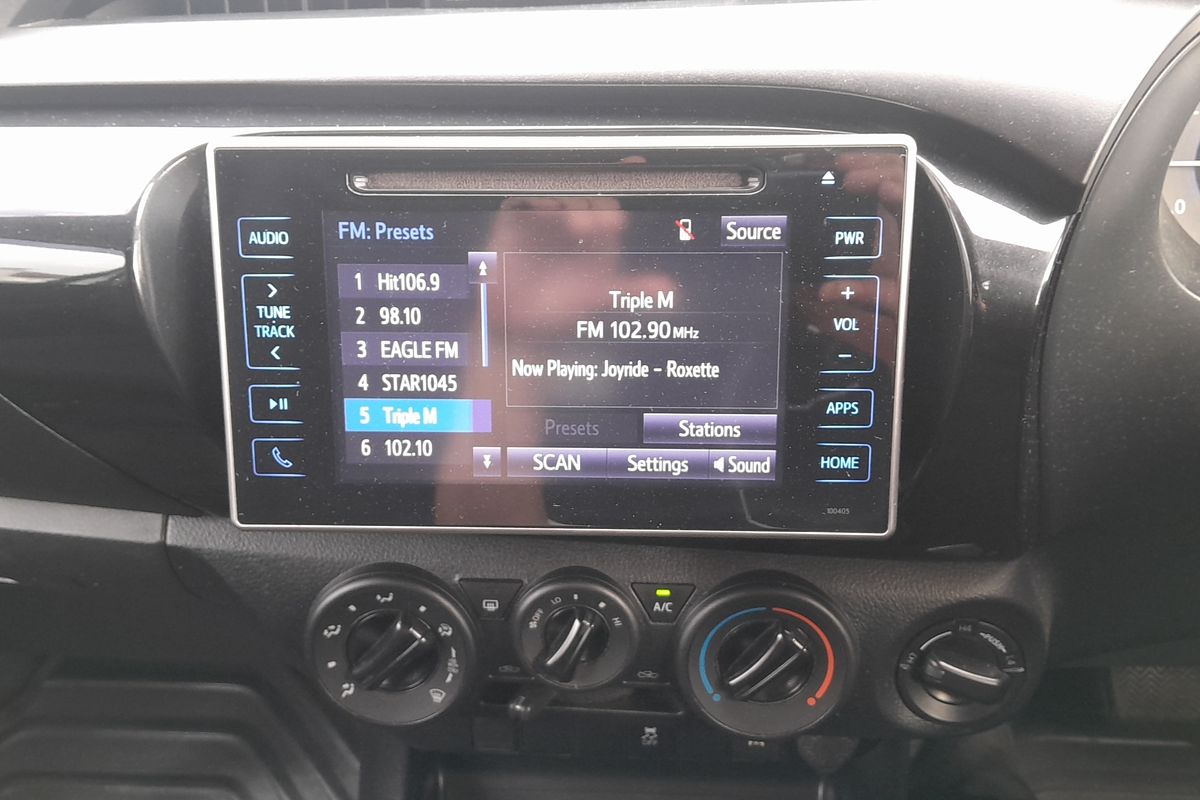 2018 Toyota Hilux SR (4x4) GUN126R MY19 4X4