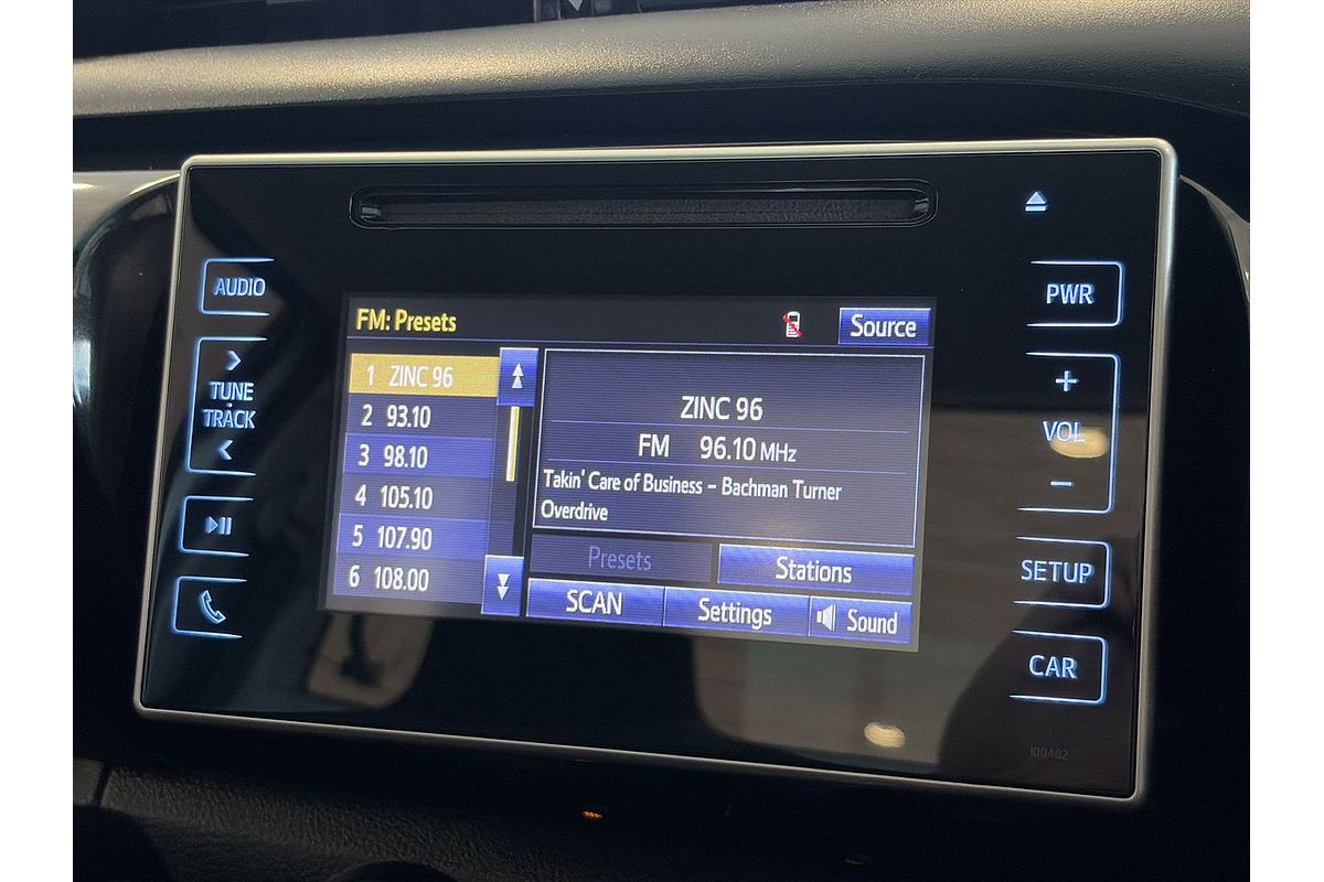 2017 Toyota Hilux Workmate TGN121R Rear Wheel Drive