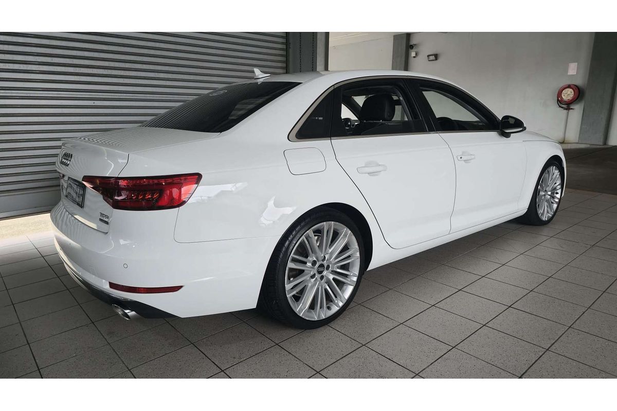 A4 F4 (B9) 2.0 TFSI S TRONIC SPORT 2.0L T4 TURBO DIRECT F/INJ 7 SP AUTO DUAL CLUTCH 4D SEDAN 