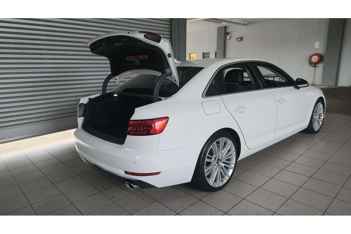 A4 F4 (B9) 2.0 TFSI S TRONIC SPORT 2.0L T4 TURBO DIRECT F/INJ 7 SP AUTO DUAL CLUTCH 4D SEDAN