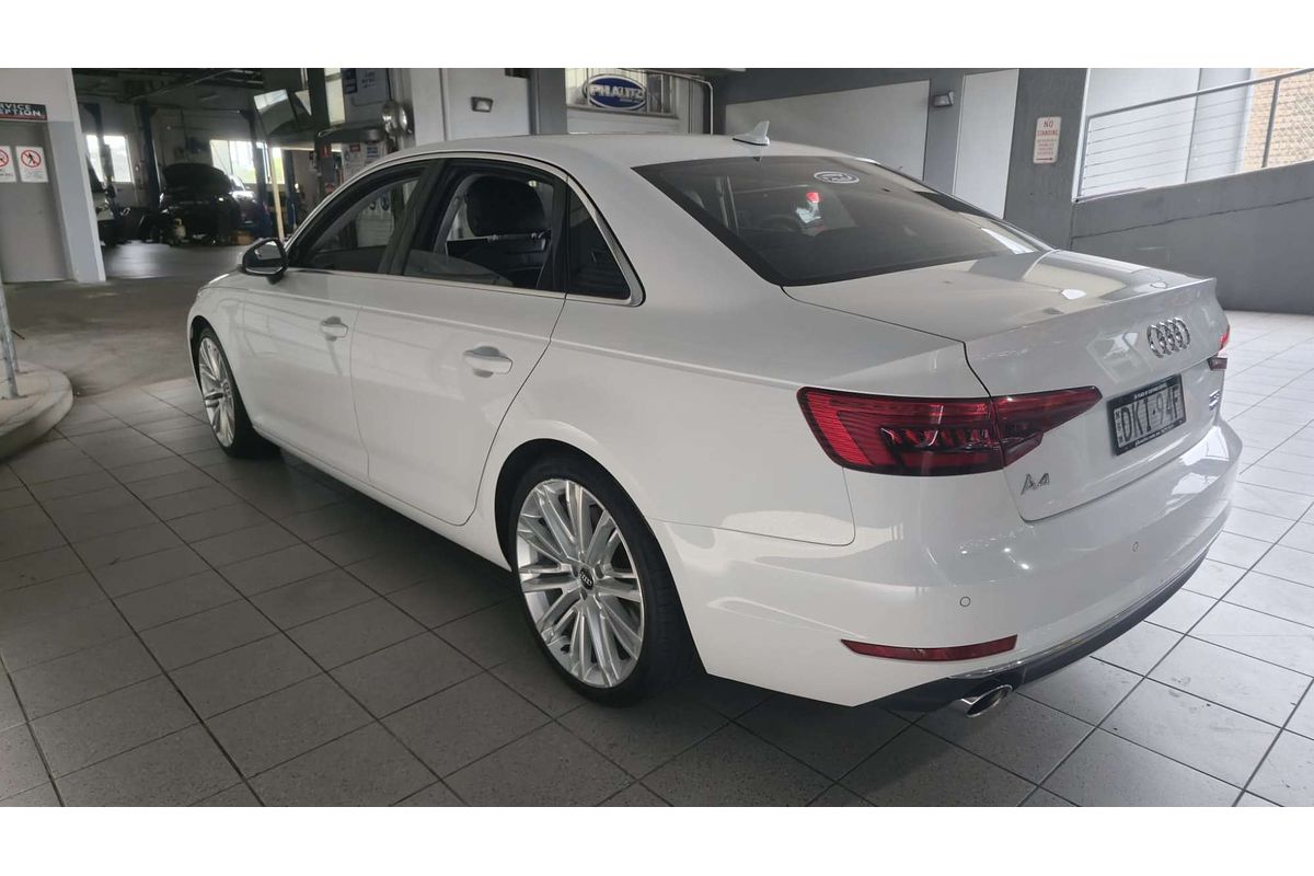 A4 F4 (B9) 2.0 TFSI S TRONIC SPORT 2.0L T4 TURBO DIRECT F/INJ 7 SP AUTO DUAL CLUTCH 4D SEDAN