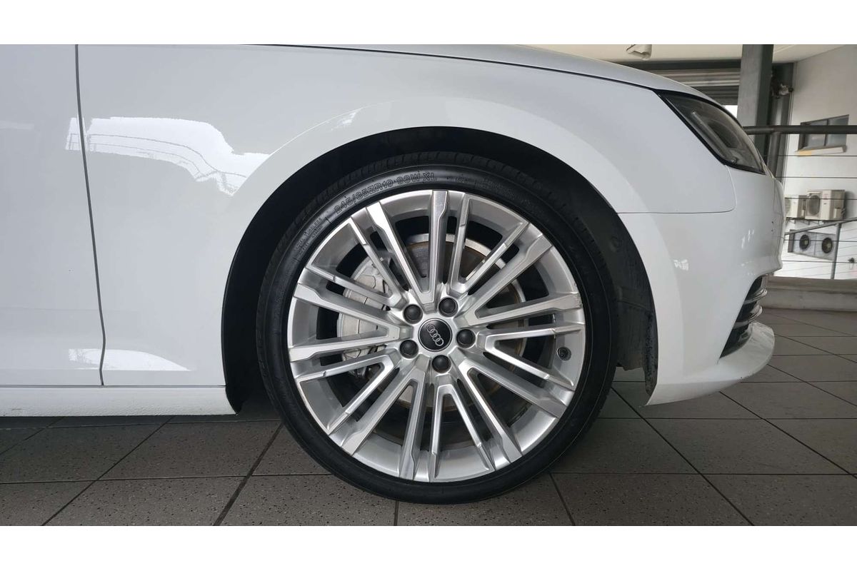 A4 F4 (B9) 2.0 TFSI S TRONIC SPORT 2.0L T4 TURBO DIRECT F/INJ 7 SP AUTO DUAL CLUTCH 4D SEDAN