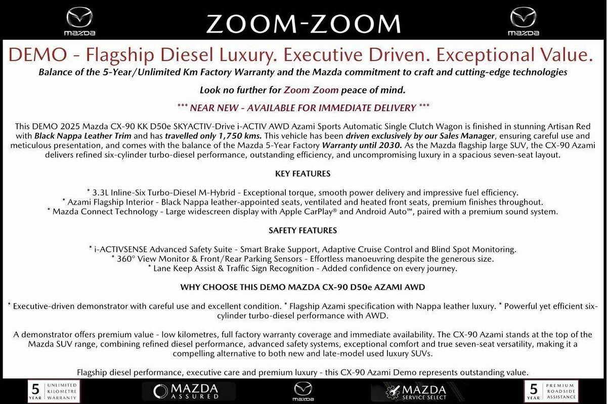 2025 Mazda CX-90 D50e Azami KK