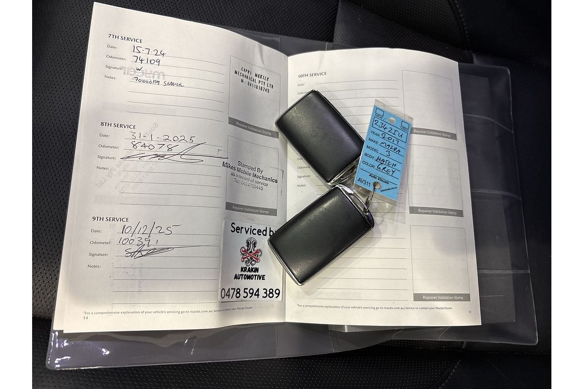 2019 Mazda 3 G20 Touring BP Series