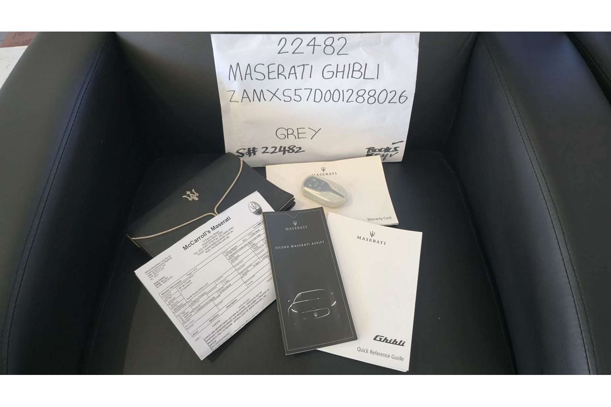 GHIBLI M157 MY17 S 3.0L TV6 TURBO MPFI 8 SP AUTOMATIC 4D SEDAN