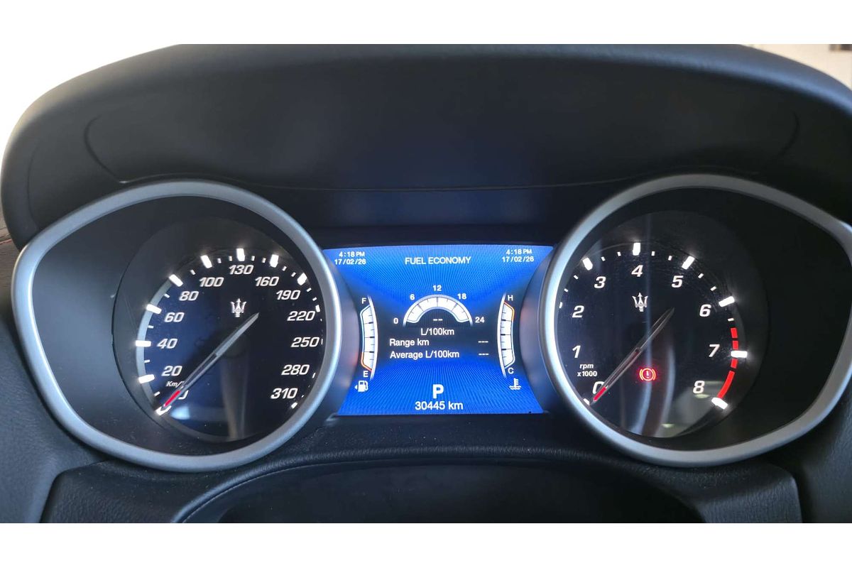 GHIBLI M157 MY17 S 3.0L TV6 TURBO MPFI 8 SP AUTOMATIC 4D SEDAN