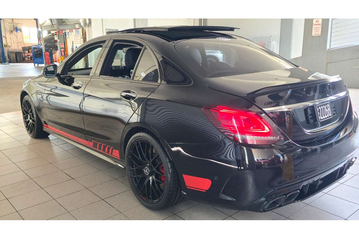 C 205 MY19 C63 AMGS 4.0L V8 TWIN TURBO DIR F/INJ 9 SP AUTOMATIC SEDAN 