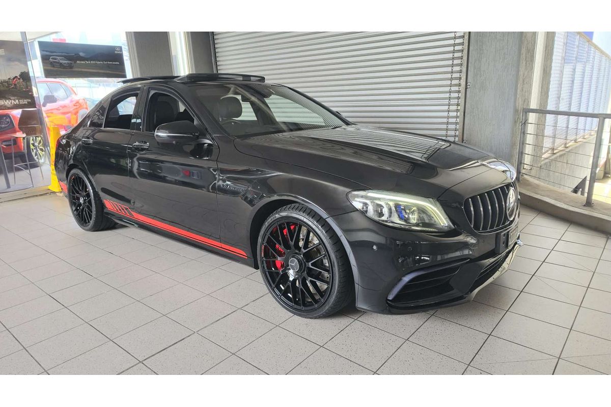 C 205 MY19 C63 AMGS 4.0L V8 TWIN TURBO DIR F/INJ 9 SP AUTOMATIC SEDAN 
