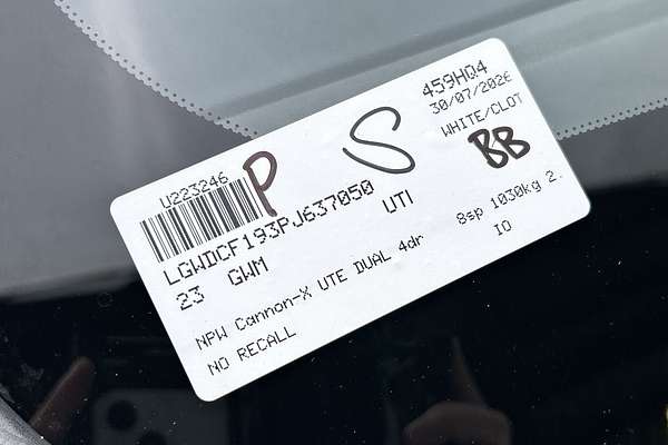 2023 GWM Ute Cannon-X NPW 4X4 thumb-23