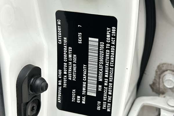 2018 Toyota Fortuner GXL GUN156R thumb-23