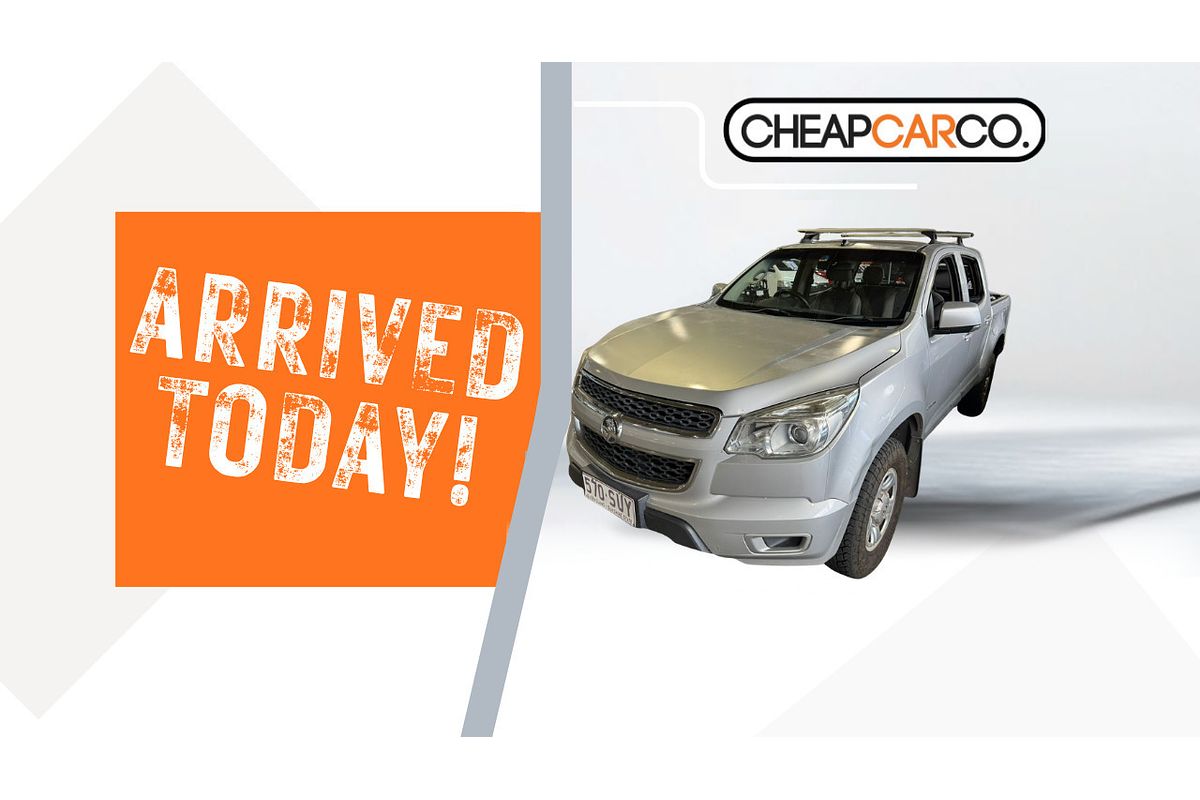 2012 Holden Colorado LX RG Rear Wheel Drive