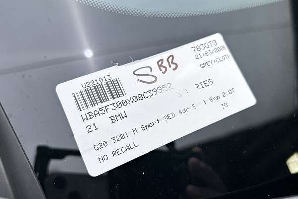 2021 BMW 3 Series 320i M Sport G20 thumb-23