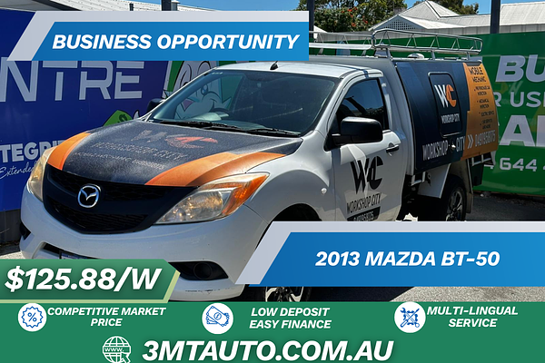2013 Mazda BT-50 XT Hi-Rider UP Rear Wheel Drive