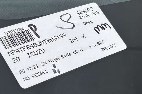 2020 Isuzu D-MAX SX High Ride Rear Wheel Drive thumb-21