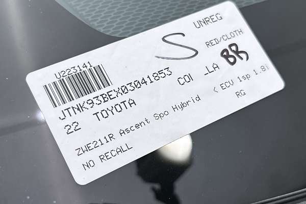 2022 Toyota Corolla Ascent Sport Hybrid ZWE211R thumb-23