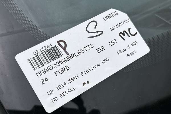 2024 Ford Everest Platinum 3.0L thumb-23