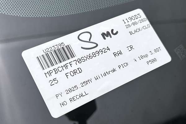 2025 Ford Ranger Wildtrak 4X4 3.0L thumb-23