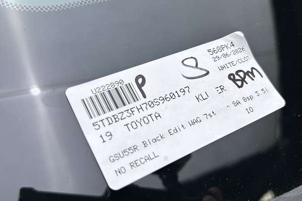 2019 Toyota Kluger Black Edition GSU55R thumb-23