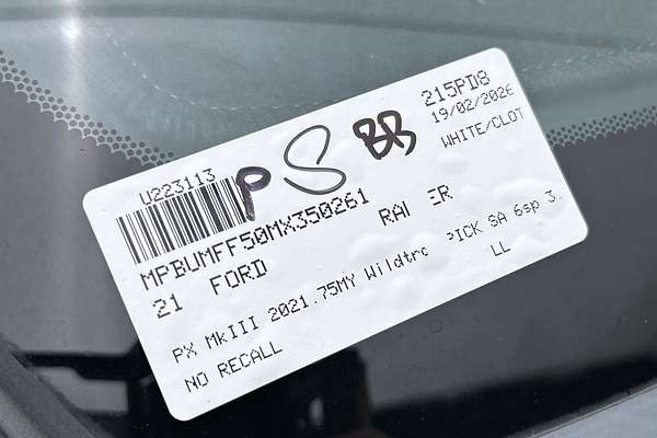 2021 Ford Ranger Wildtrak PX MkIII 4X4 3.2L thumb-23