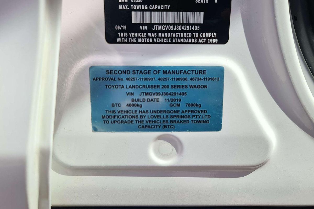 2019 Toyota Landcruiser GX VDJ200R