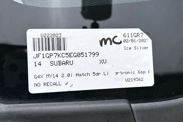 2014 Subaru XV 2.0i G4X thumb-23