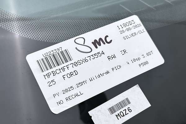 2025 Ford Ranger Wildtrak 4X4 3.0L thumb-23