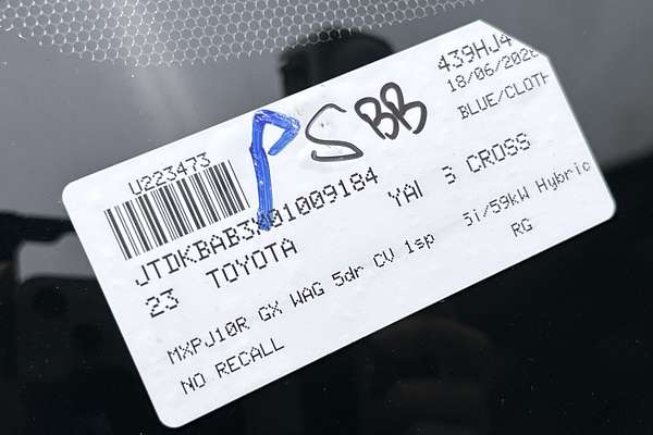 2023 Toyota Yaris Cross GX MXPJ10R thumb-23