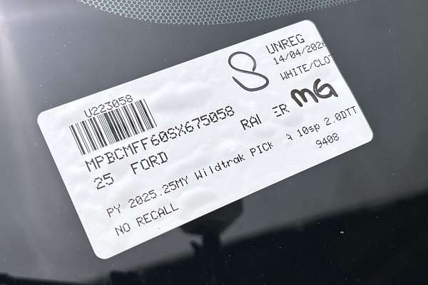 2025 Ford Ranger Wildtrak 4X4 2.0L thumb-23