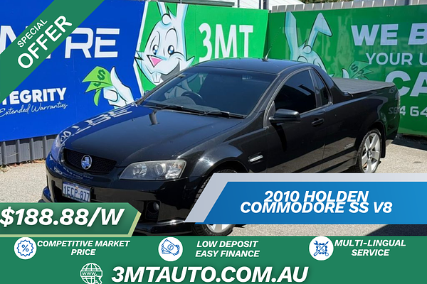 2010 Holden Ute SS V VE Rear Wheel Drive