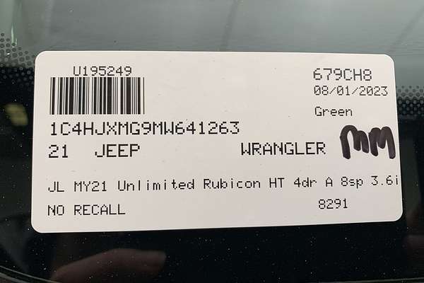 2021 Jeep Wrangler Unlimited Rubicon JL thumb-23