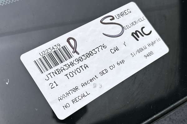 2021 Toyota Camry Ascent AXVH70R thumb-23