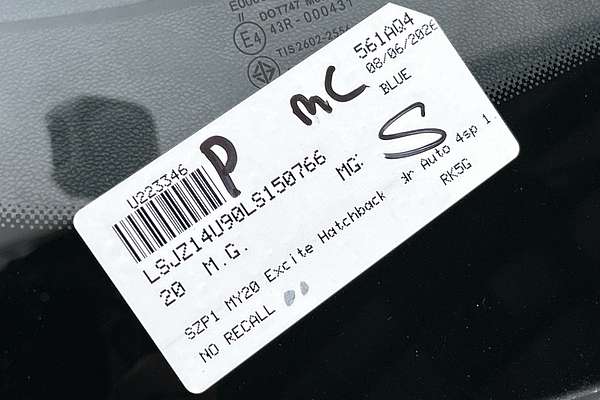 2020 MG MG3 Excite thumb-23