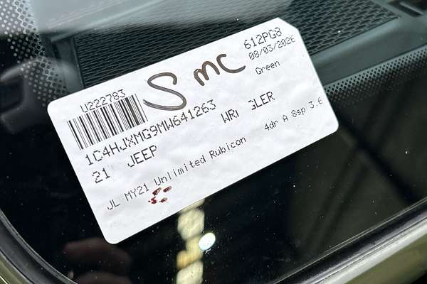 2021 Jeep Wrangler Unlimited Rubicon JL thumb-23