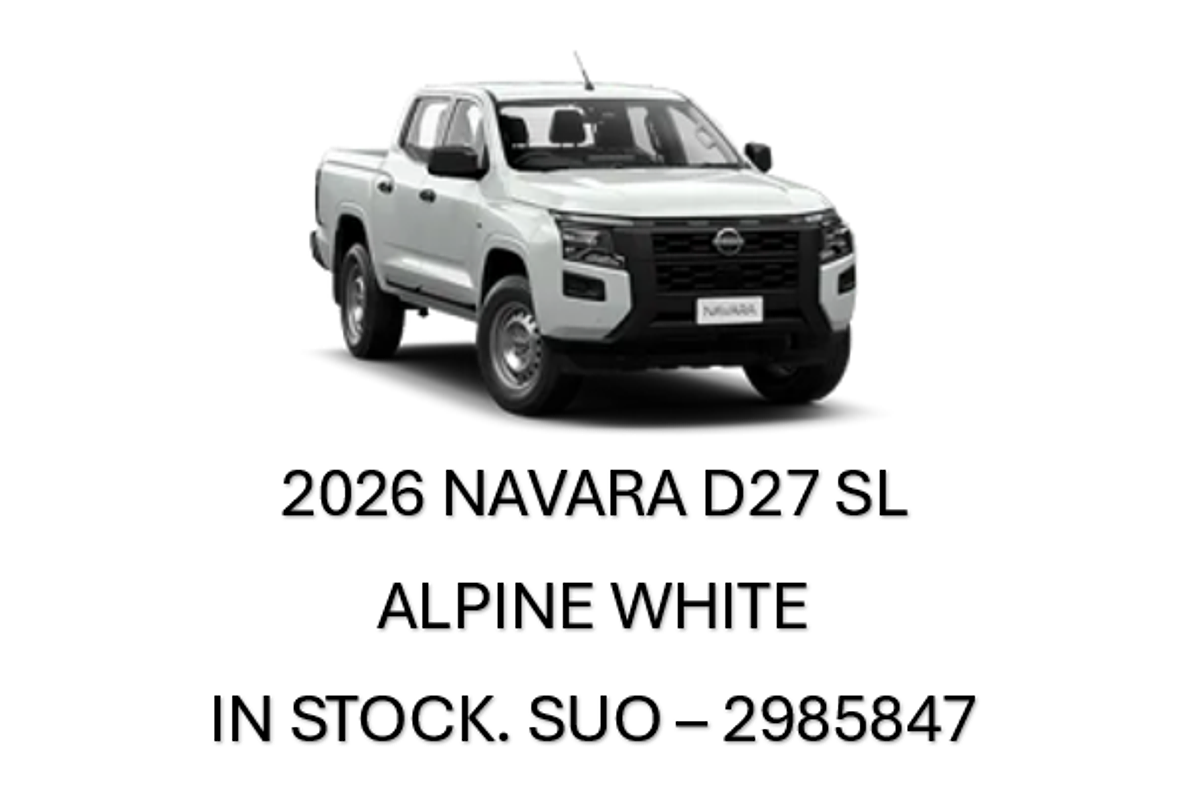 2026 Nissan Navara SL D27 4X4