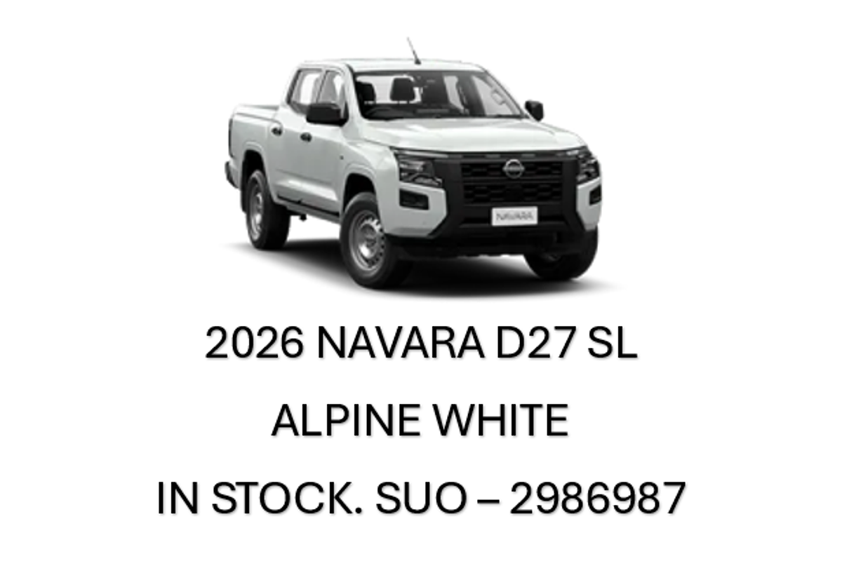 2026 Nissan Navara SL D27 4X4