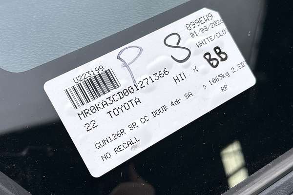 2022 Toyota Hilux SR GUN126R 4X4 thumb-22