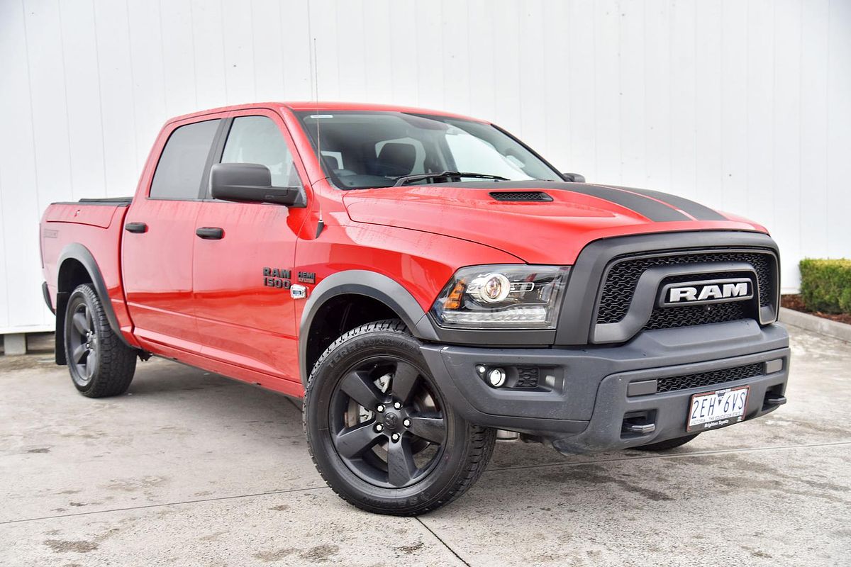 2020 RAM 1500 WARLOCK (WHITE/RED/PAT BLUE) MY20 4X4 SWB