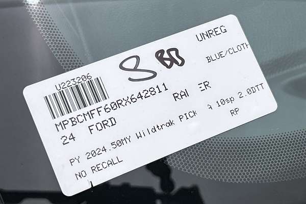 2024 Ford Ranger Wildtrak 4X4 2.0L thumb-23