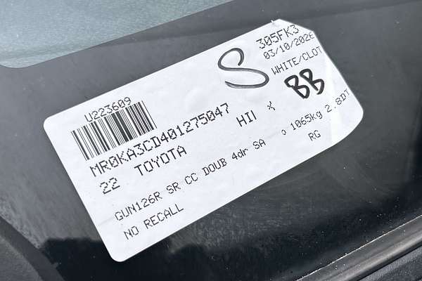 2022 Toyota Hilux SR GUN126R 4X4 thumb-23