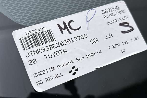 2020 Toyota Corolla ZR Hybrid ZWE211R thumb-23