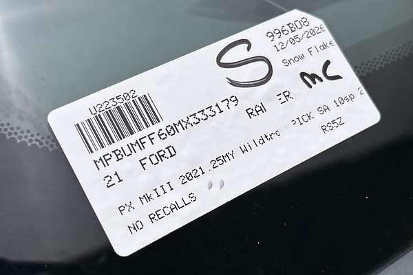 2021 Ford Ranger Wildtrak PX MkIII 4X4 2.0L thumb-23