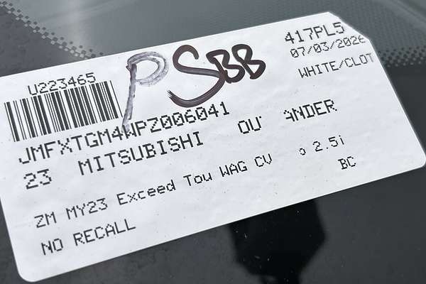 2023 Mitsubishi Outlander Exceed Tourer ZM thumb-23