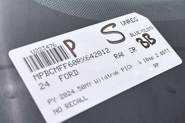 2024 Ford Ranger Wildtrak 4X4 2.0L thumb-23