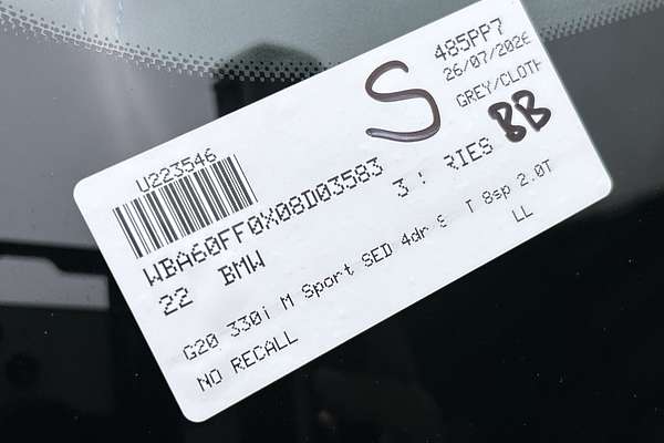 2022 BMW 3 Series 330i M Sport G20 thumb-23
