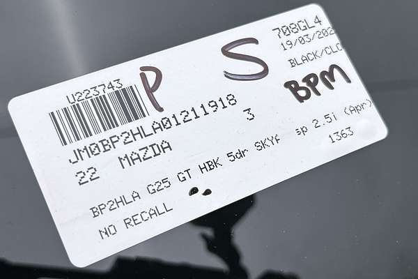 2022 Mazda 3 G25 GT BP Series thumb-23