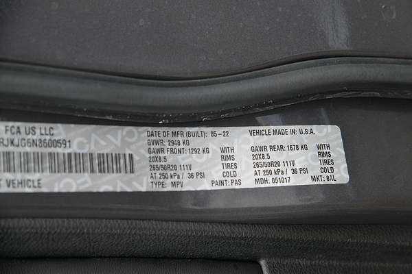 2022 Jeep Grand Cherokee L Night Eagle WL thumb-22